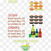 日式美食菜单