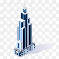 商业高楼大厦矢量图