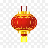 金色复杂花纹高贵灯笼