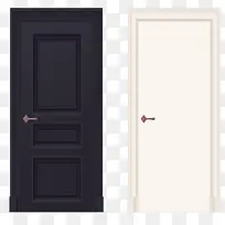 两个不同颜色的门