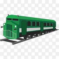 绿皮火车设计素材