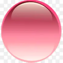 粉色个性卡通圆球