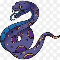 蓝紫色眼镜蛇