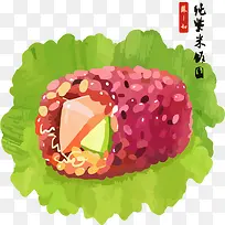 矢量美味饭团
