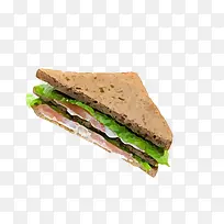 手绘水彩绘画美味食物早餐三明治