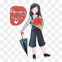 卡通女孩