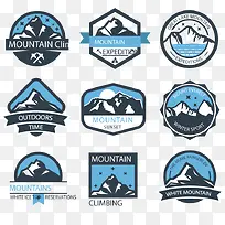 矢量山峰LOGO