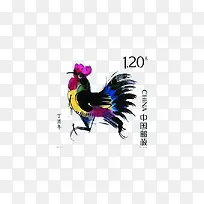 鸡年纪念邮票