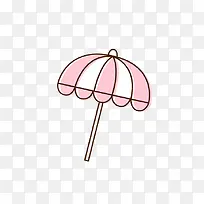 简笔画雨伞
