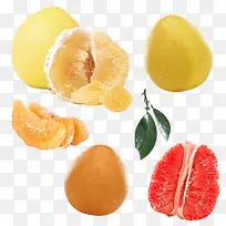 红蜜柚子多种分布组合