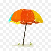 泼墨太阳伞