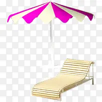 摄影沙滩海边太阳伞座椅