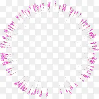 粉色放射烟花动态光效PNG图片