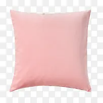 粉红色简单的抱枕实物