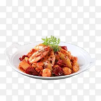 中式海鲜炒菜PNG