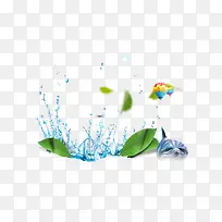 水花树叶