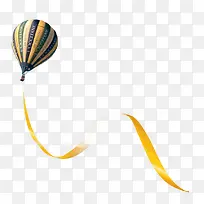 彩色飞起的气球