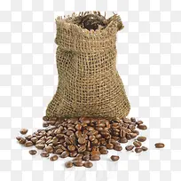 麻袋装咖啡豆