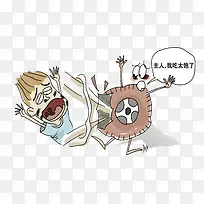 打气太多爆胎了