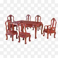 六人桌古代椅子红木