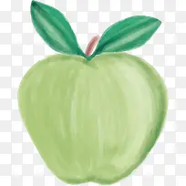 青苹果卡通鲜嫩水果