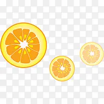 卡通橙子水果