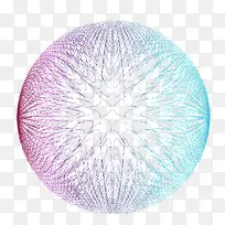 创意矢量线条圆形互联网球体抽象