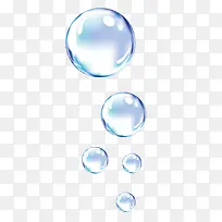 矢量动态水泡气泡水珠