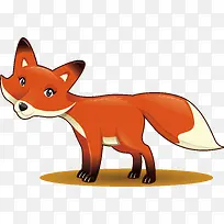 手绘森林动物狐狸矢量素材