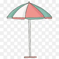 卡通沙滩伞