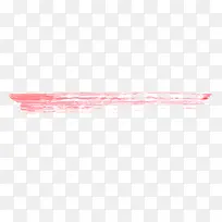 矢量水墨分割线粉色枯笔