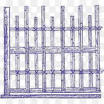 木质古风装饰栏杆