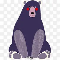 矢量可爱小熊
