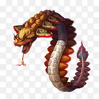 吐舌头的龙