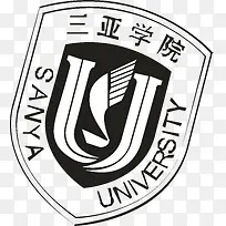 三亚学院logo