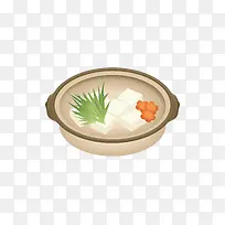 砂锅里的豆腐块简图