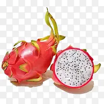 两个白心儿火龙果png