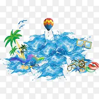 海边度假素材