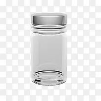 透明玻璃密封罐免抠PNG