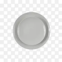 干净的白色餐具瓷盘