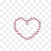 粉色珍珠链