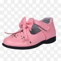 粉色蝴蝶结公主鞋