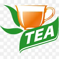 绿茶饮品矢量图