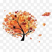 秋季树绘制