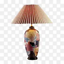 花瓶伞形折皱台灯