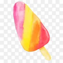 彩虹色甜味冰激凌