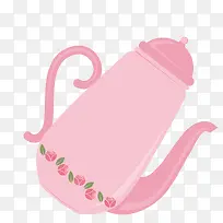 粉色小茶壶