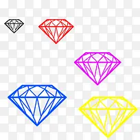 钻石 套图 红橙黄绿青蓝紫钻石
