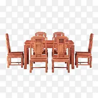 实物实木红木花梨木餐桌餐椅
