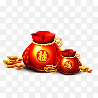 新年福袋金元宝